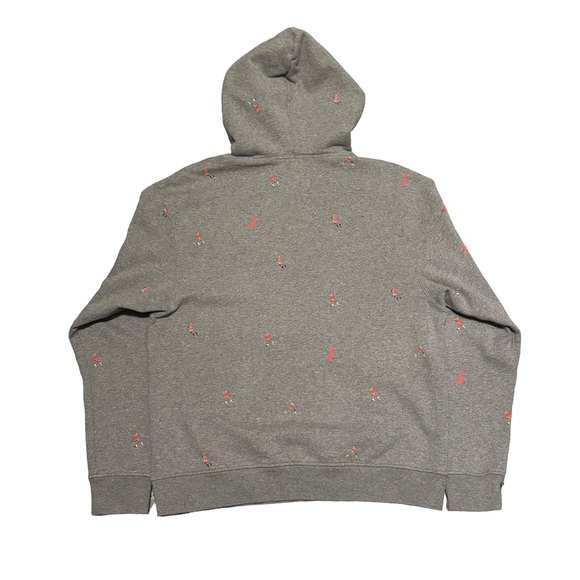 Nike Jordan Essential Men’s Fleece Pullover Hoodie Grey - Picture 5 of 5
